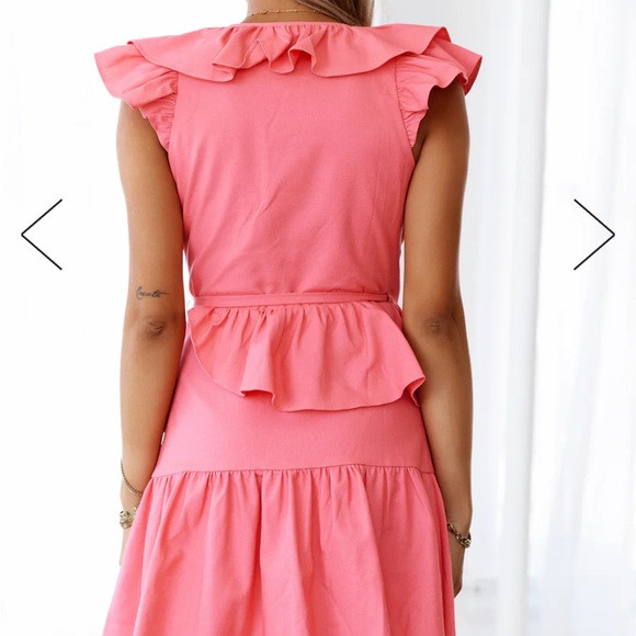 Hello Molly Ruffle Wrap Dress - Picture 2 of 4